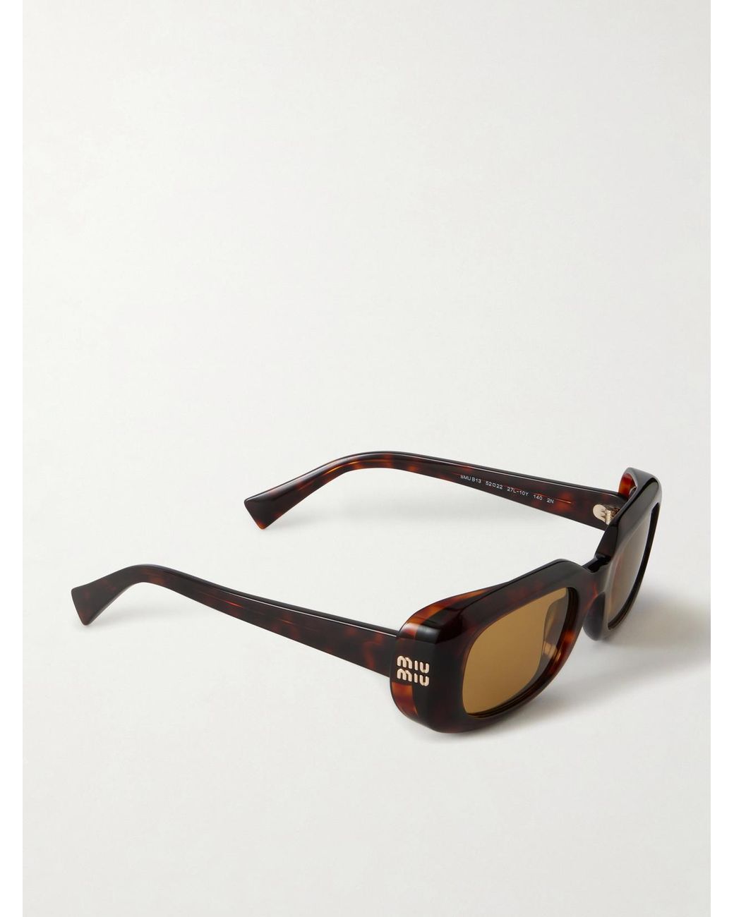 Miu Miu Multicolor Square-Frame Acetate Sunglasses