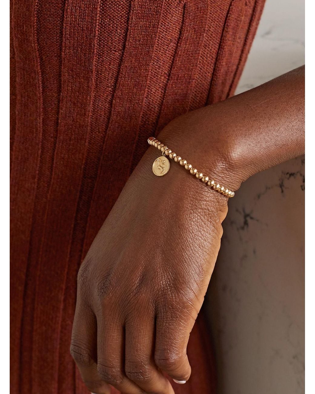 Sydney Evan Metallic Sagittarius 14-Karat Diamond Bracelet