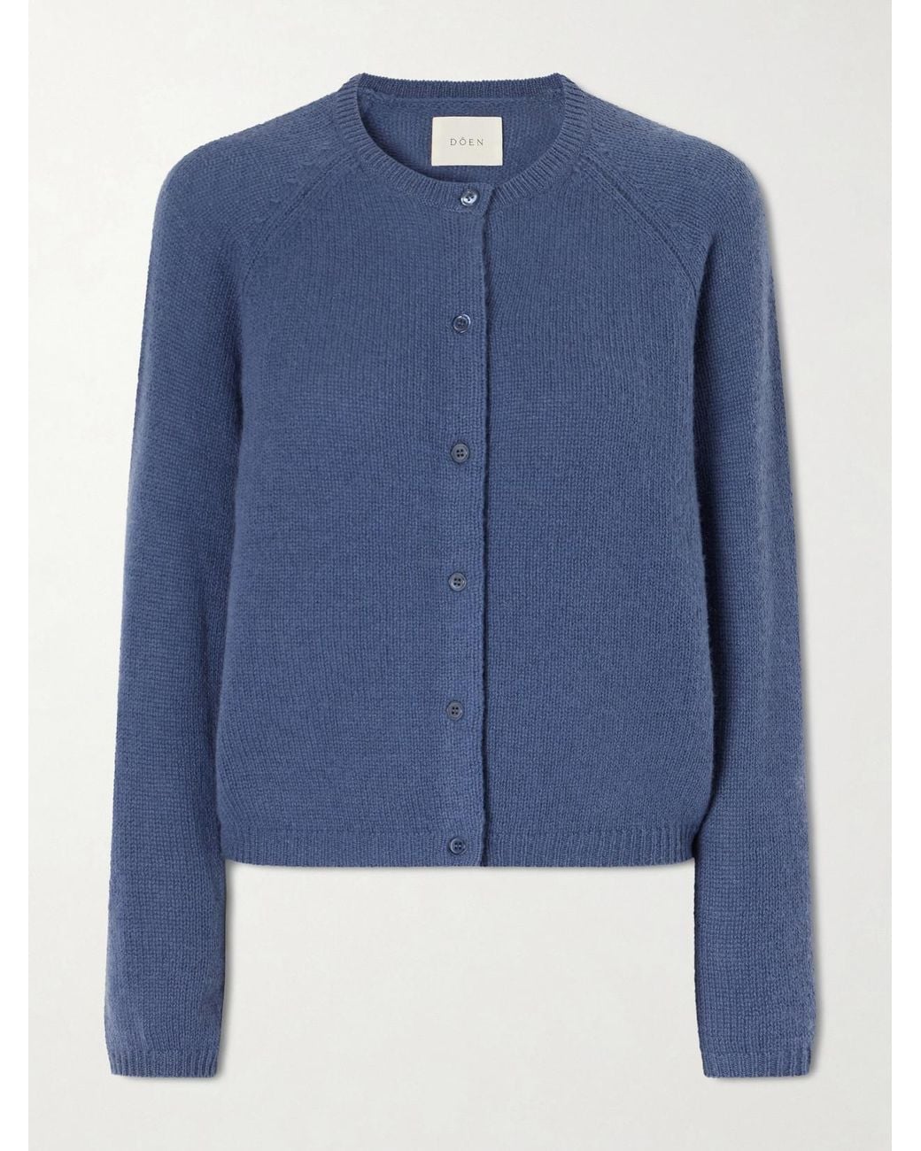 Doen Blue Peroline Cashmere Cardigan