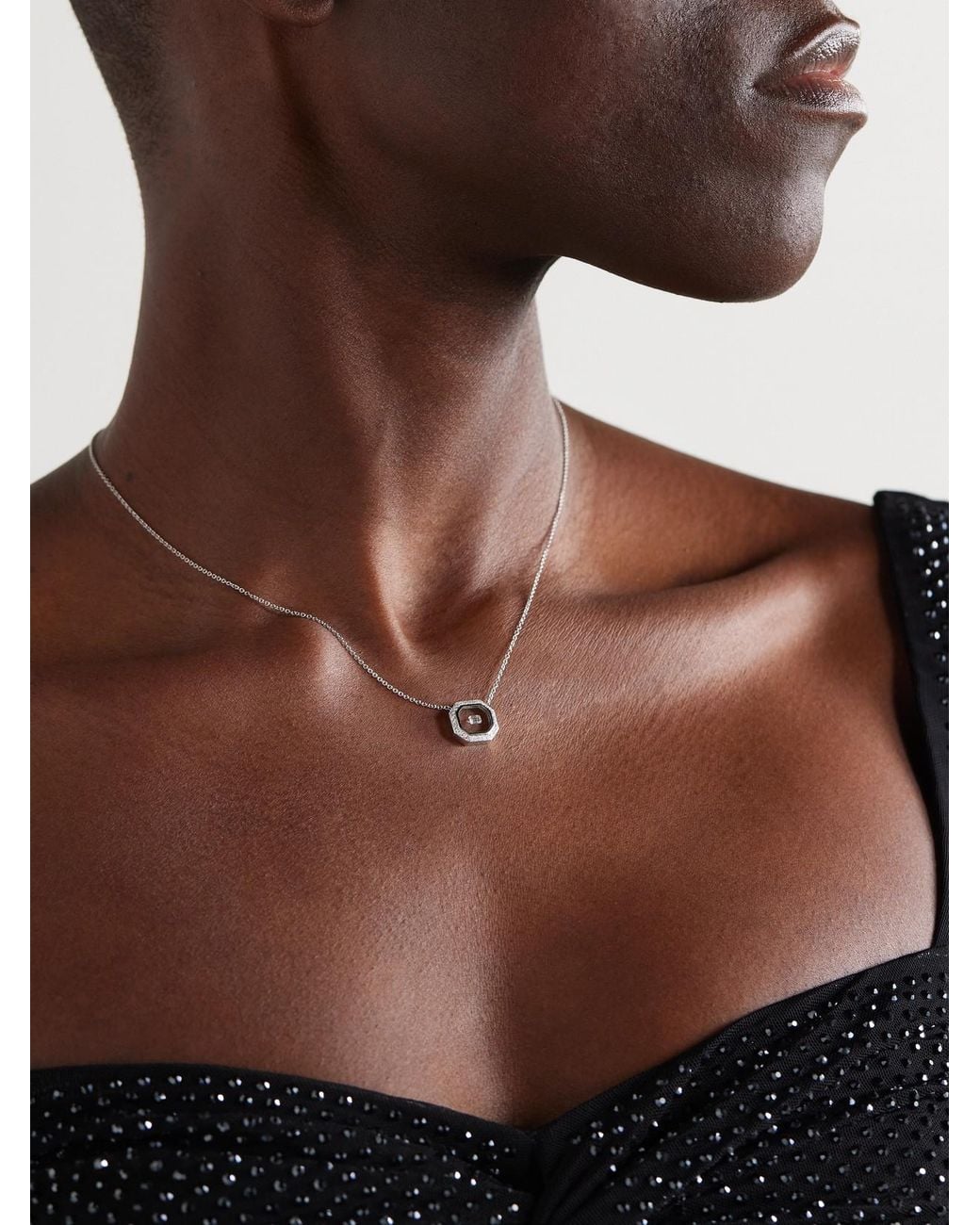 Nikos Koulis Natural Universe 18-Karat, Diamond And Enamel Necklace