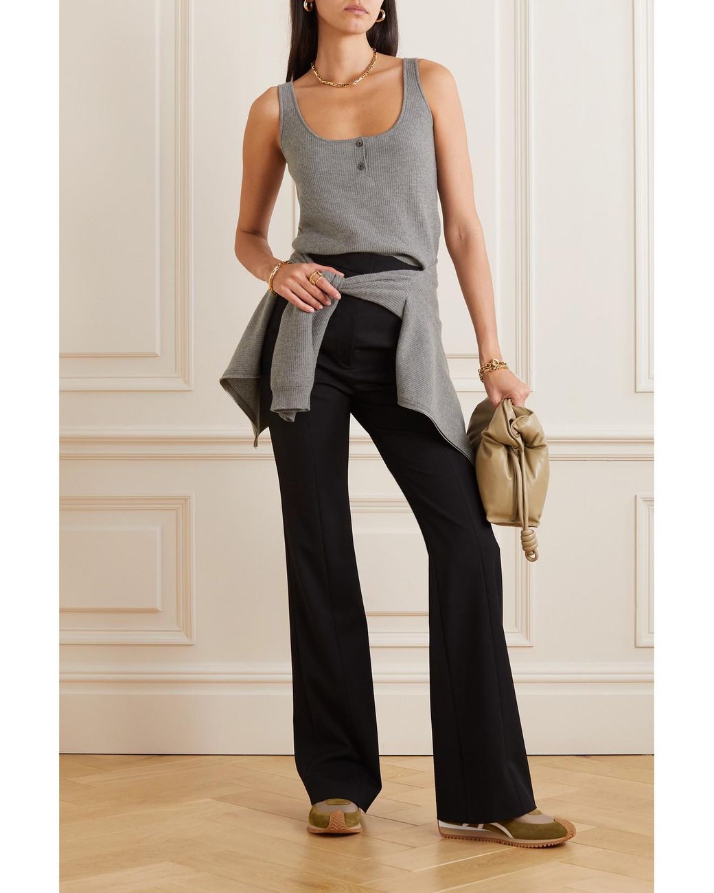 Loro Piana Gray Cashmere Tank