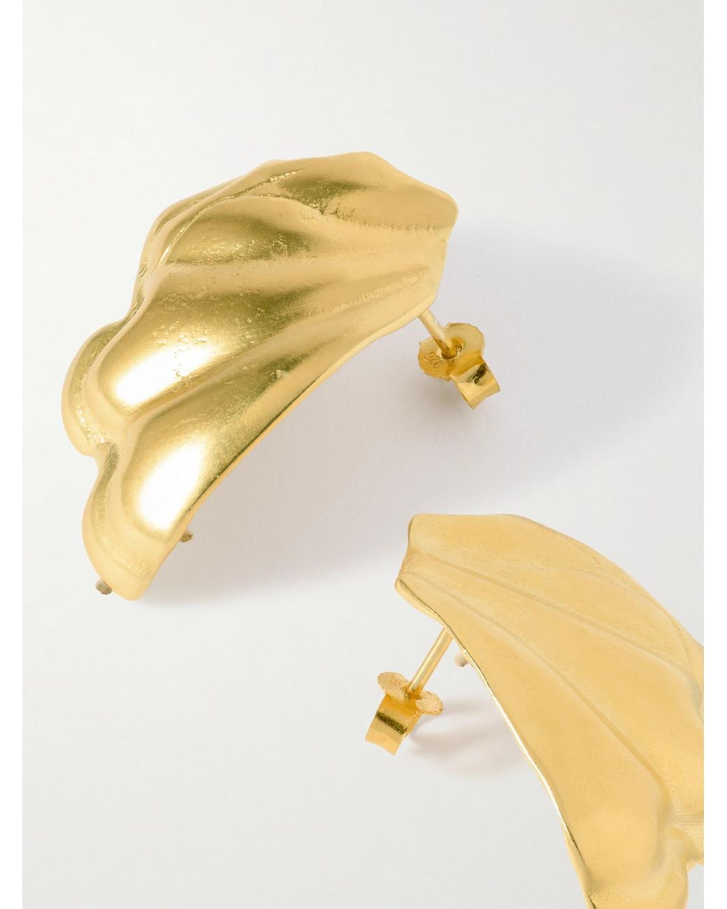 YSSO Metallic Ocean Vergoldete Ohrringe