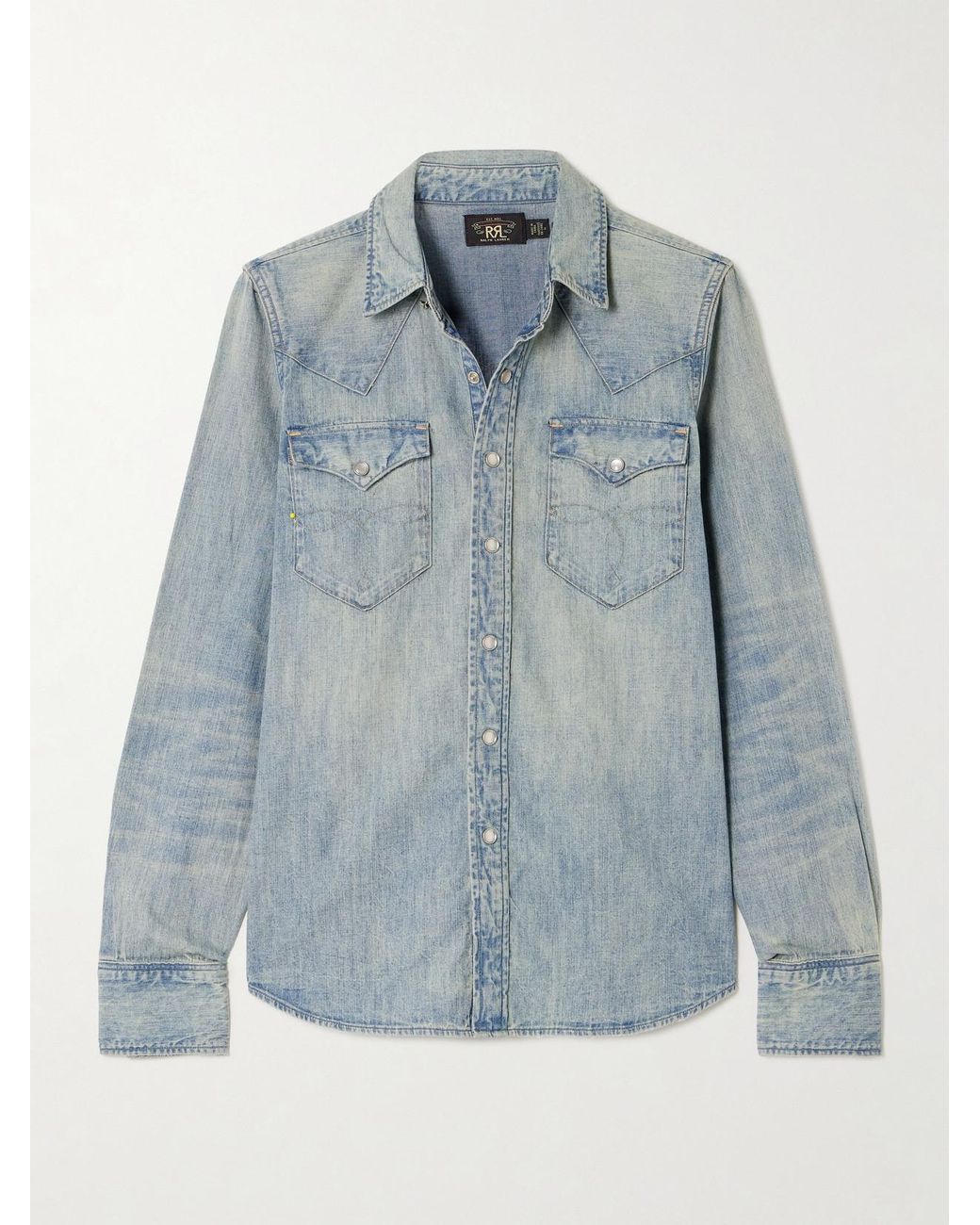 RRL Blue Buffalo Denim Shirt