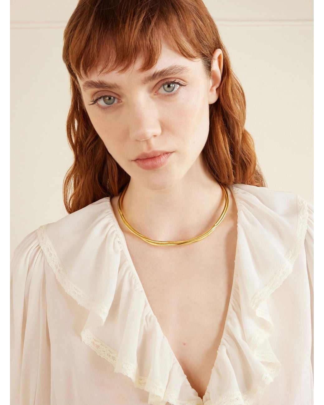 YSSO Natural Lydia-Plated Choker