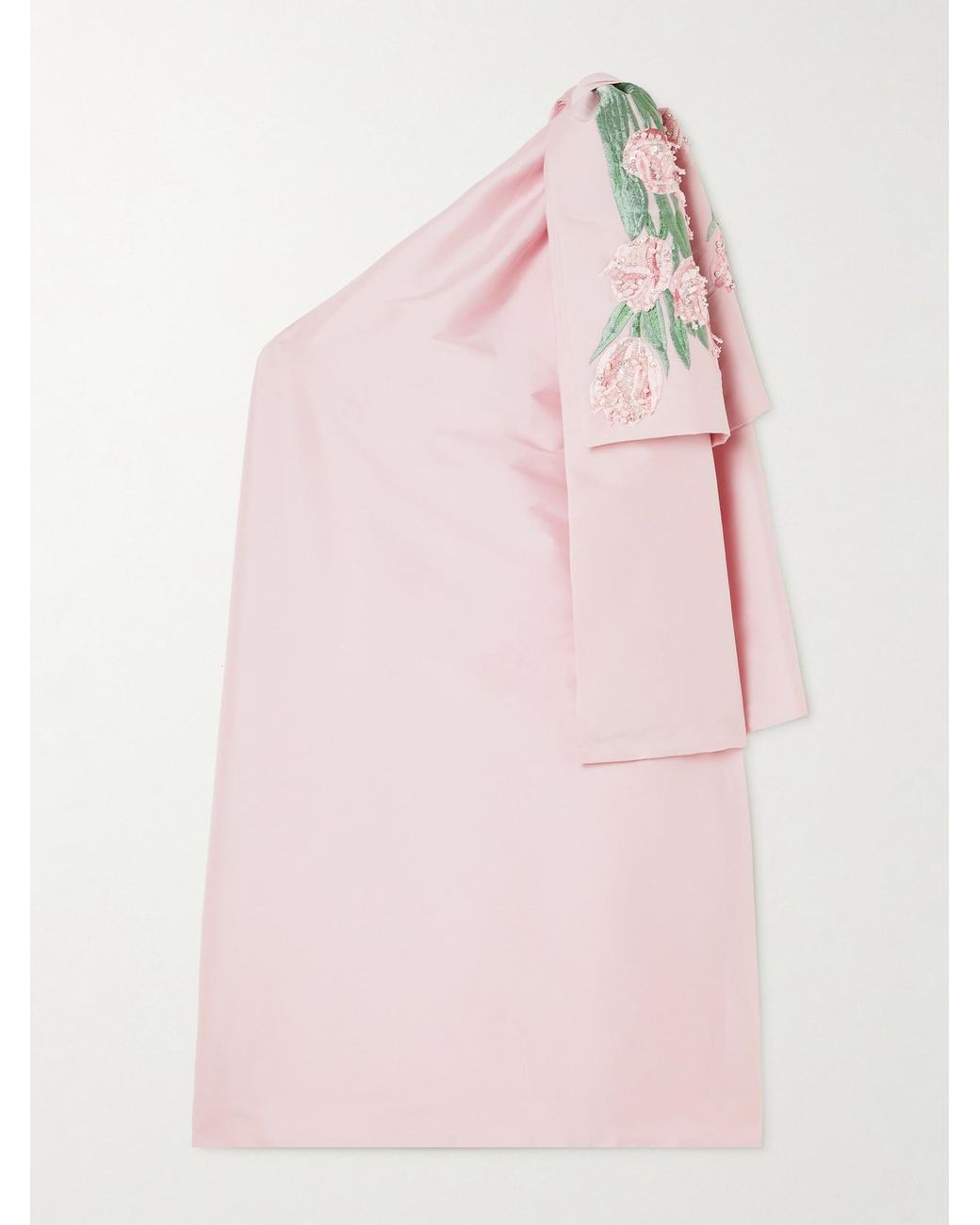 Wenona One Sholuder Dress Champagne Pink main image 1