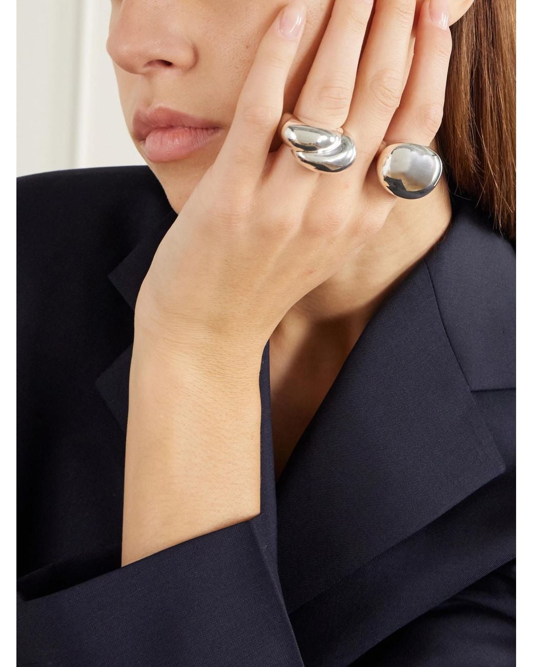 Camille Surault White Dowdow Sterling Ring