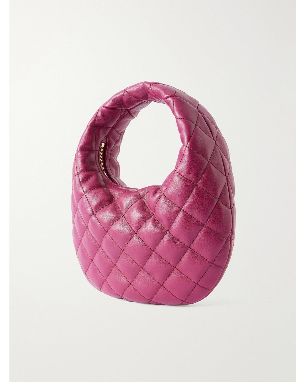 Saint Laurent Pink Icarino Matelassé Leather Tote