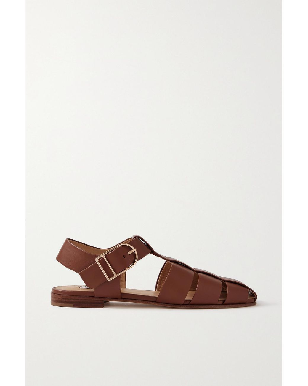 Gabriela Hearst Lynn Leather Sandals in Brown Lyst UK