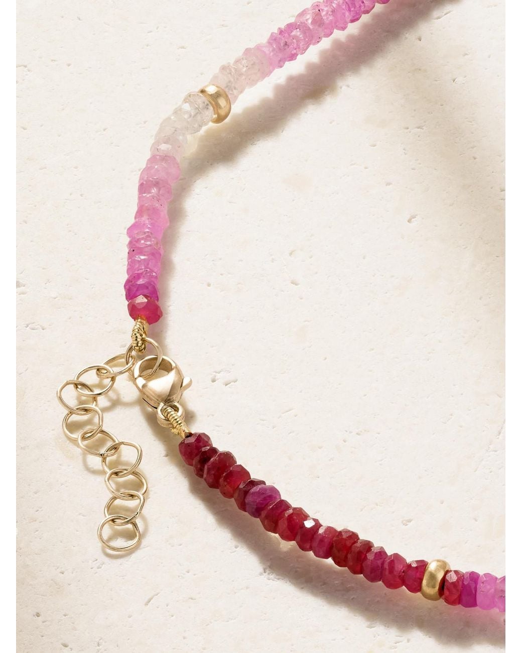 JIA JIA Natural Arizona 14-Karat Ruby Necklace