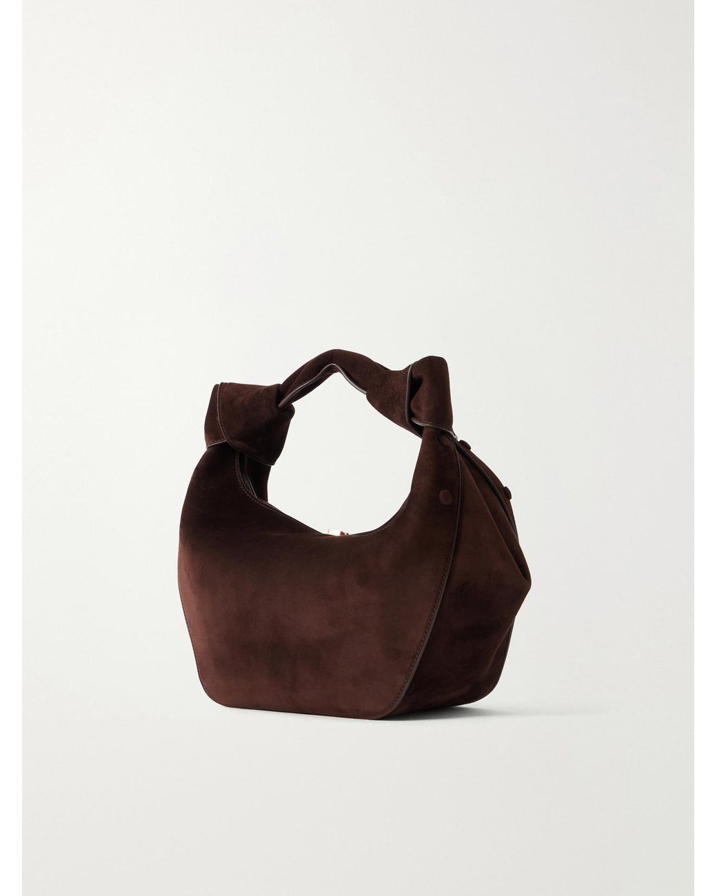 Gabriela Hearst Black Antonia Mini Suede Shoulder Bag