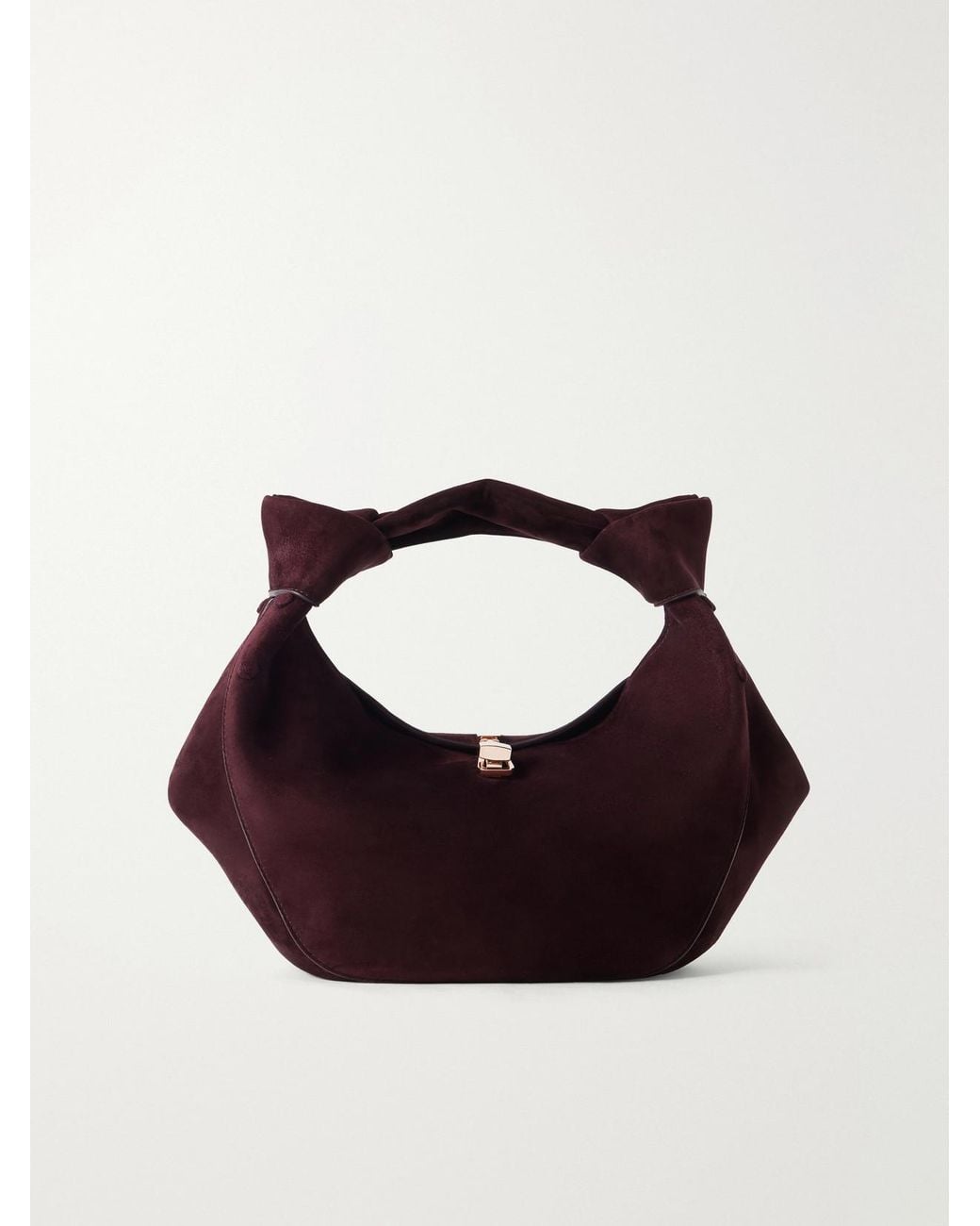 Gabriela Hearst Black Antonia Mini Suede Shoulder Bag