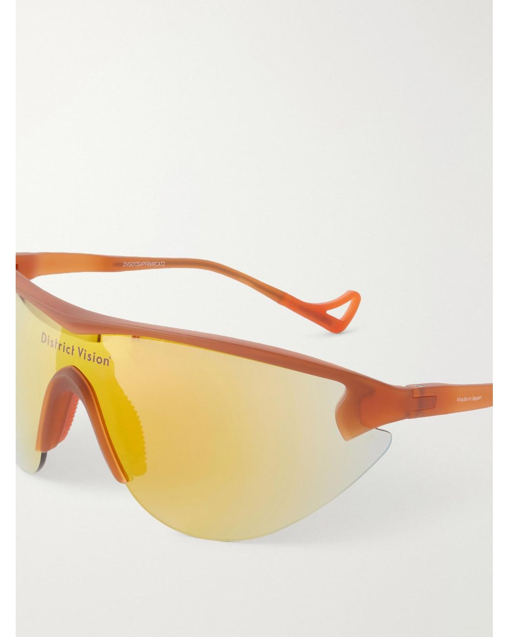 District Vision Natural Yukinori Range Finder D-Frame Acetate Sunglasses