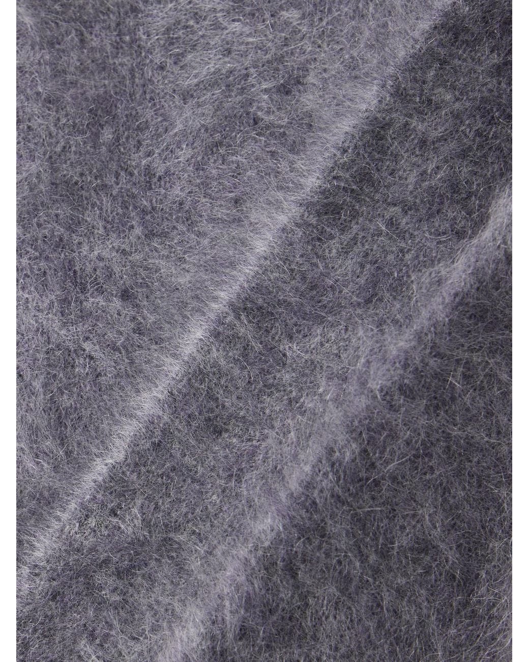 Lisa Yang Gray Enoa Brushed Cashmere Scarf