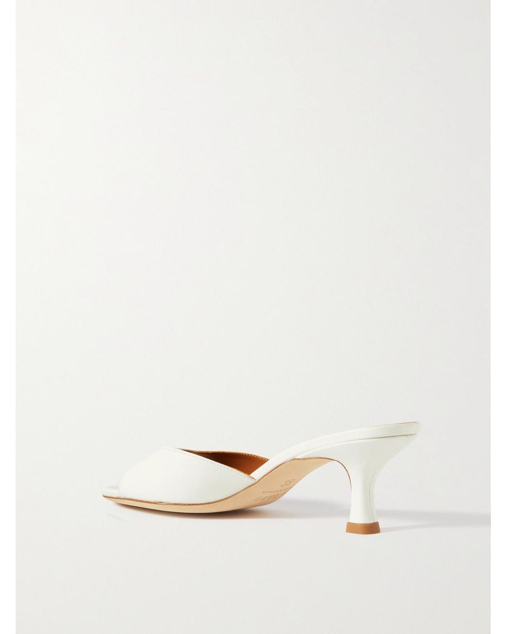 Staud Natural Brigitte Leather Mules