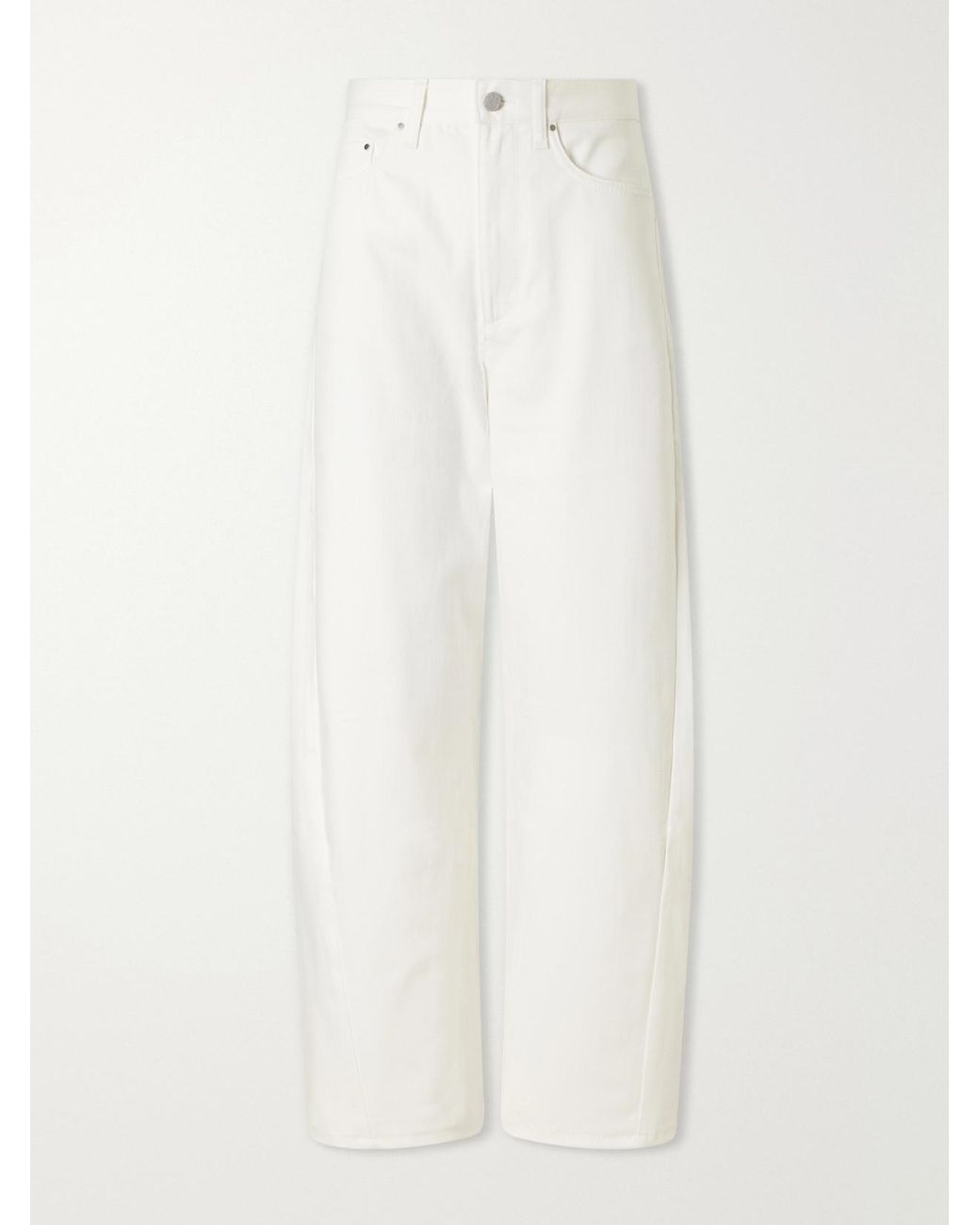 Maria McManus White Crescent Boyfriend Jeans