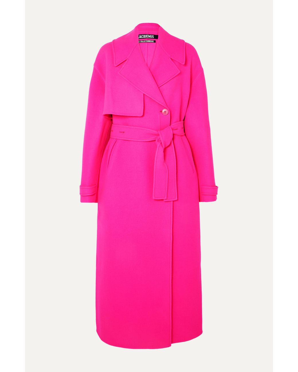 jacquemus-pink-Trench-coat-