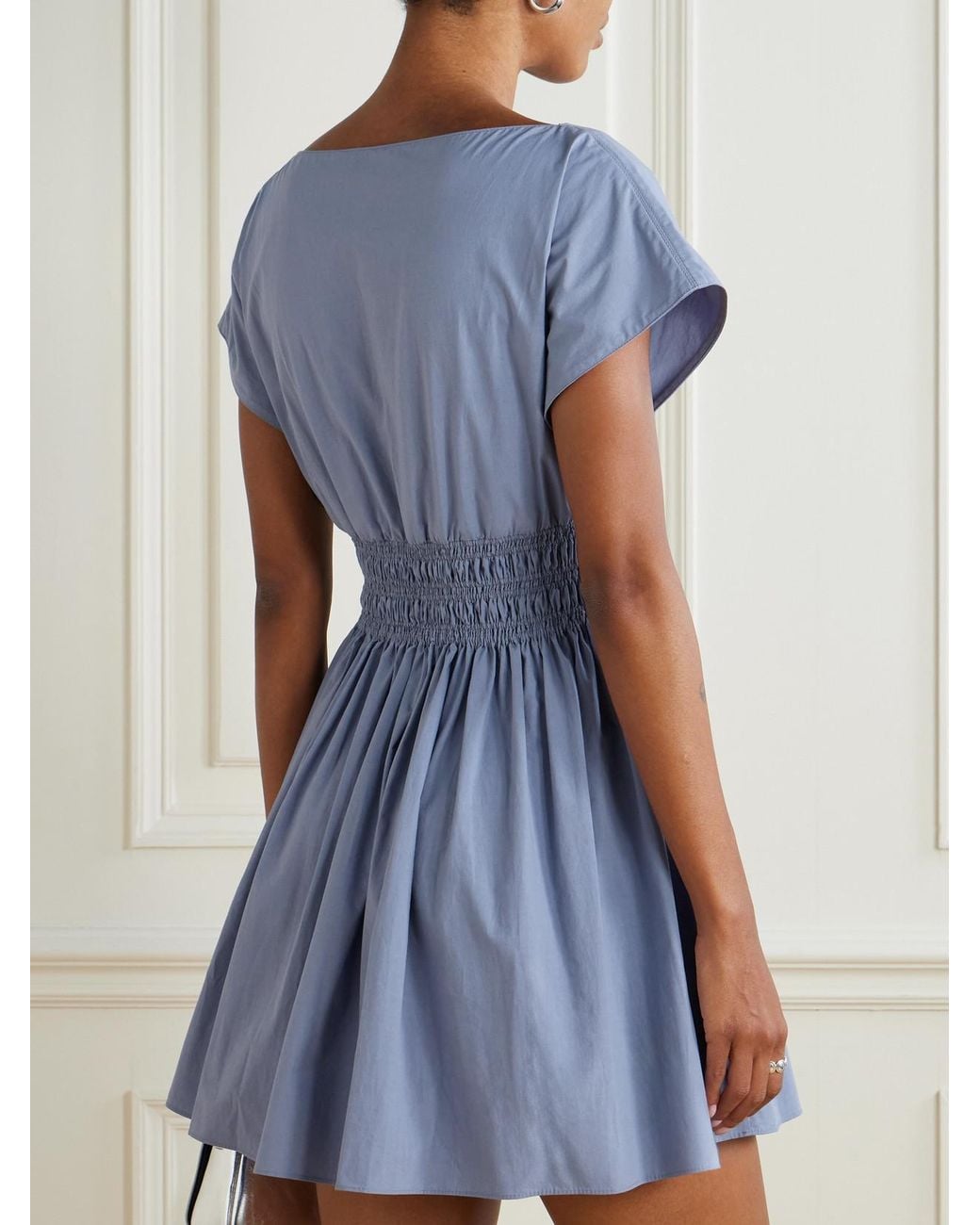 knee length dresses for ladies Matteau | Shirred Waist Mini Dress main image 0