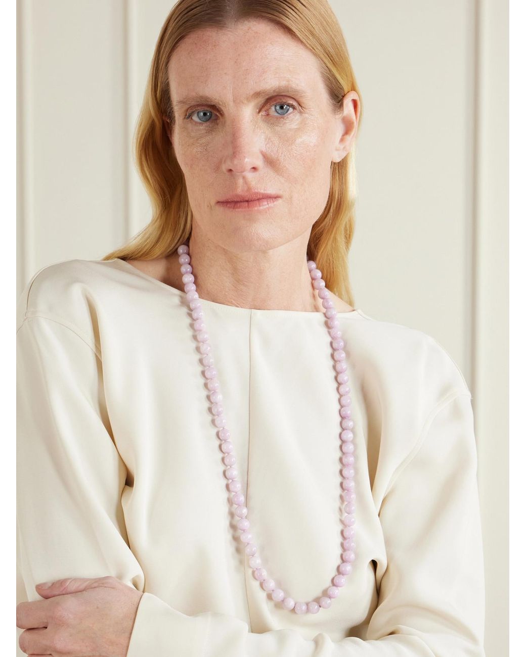 JIA JIA Natural Oracle 14-Karat Kunzite Necklace