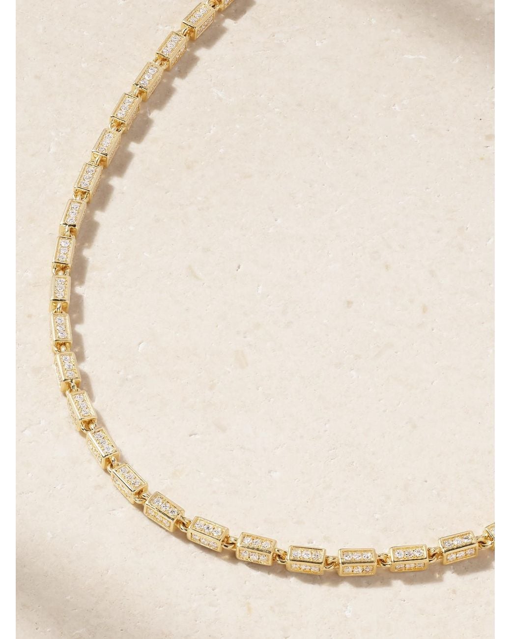 Suzanne Kalan Natural 18-Karat Diamond Necklace