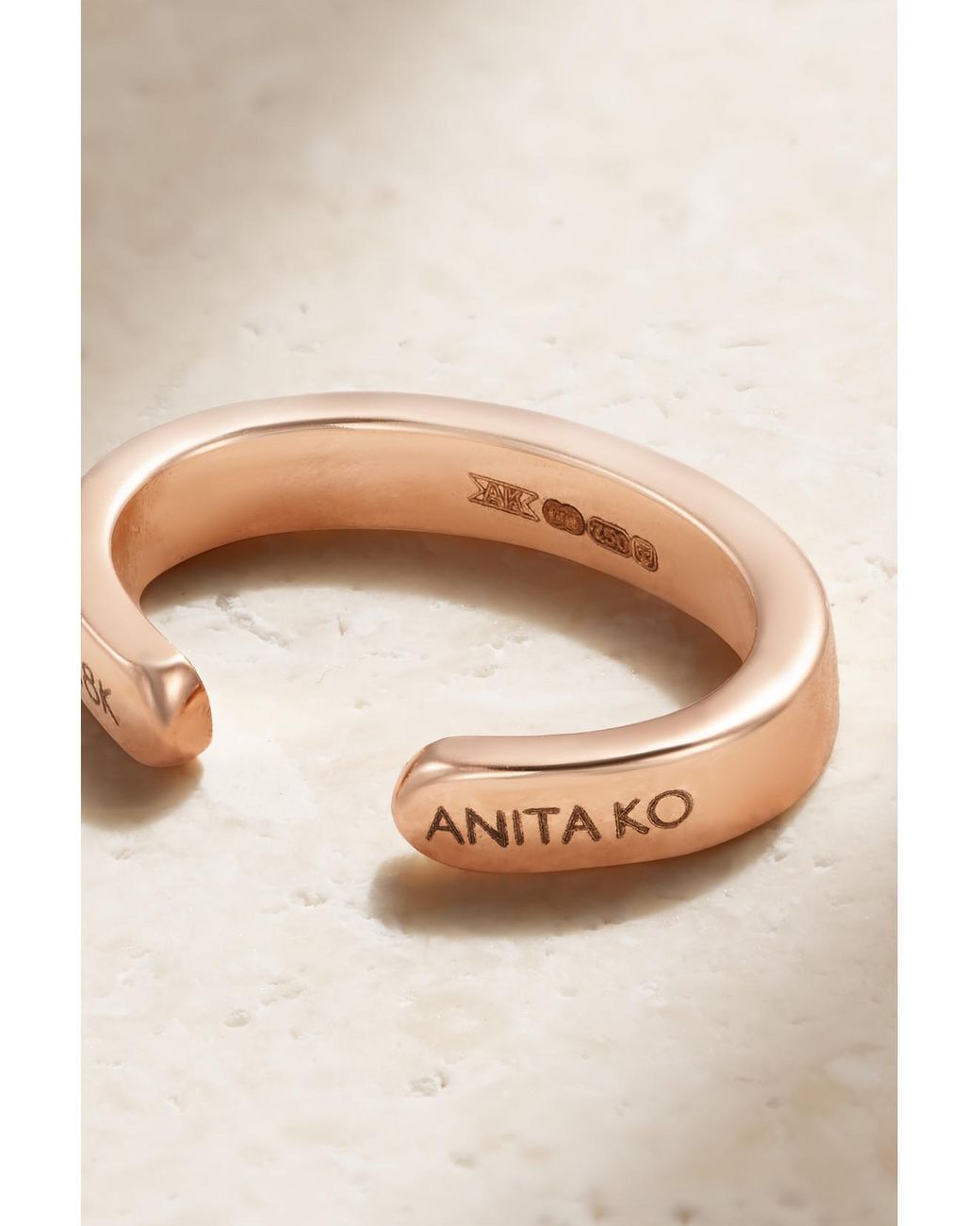 Anita Ko Natural 18-Karat Rose Ear Cuff