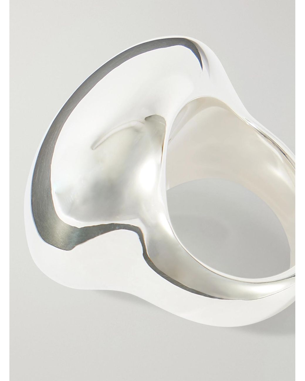Camille Surault White Blowblow Sterling Ring
