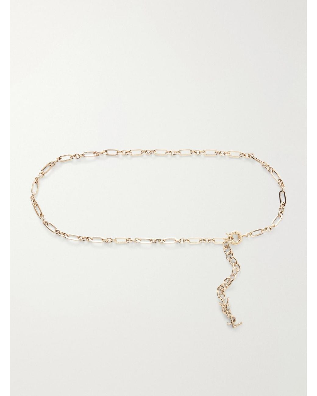Saint Laurent Natural Tone Belt