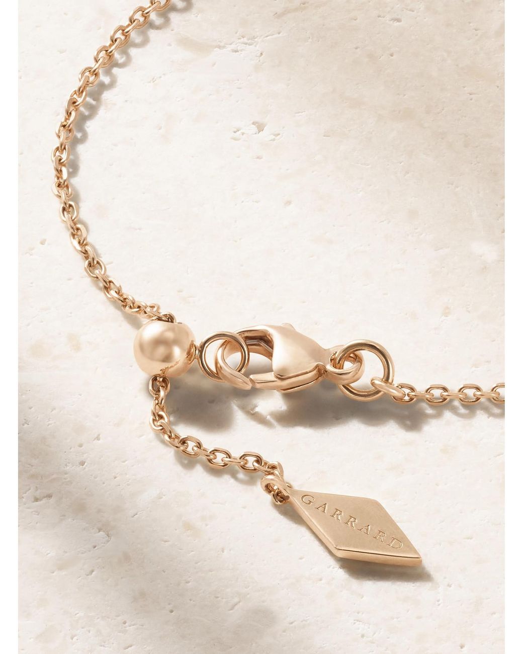 Garrard Natural 18-Karat Rose And Diamond Necklace