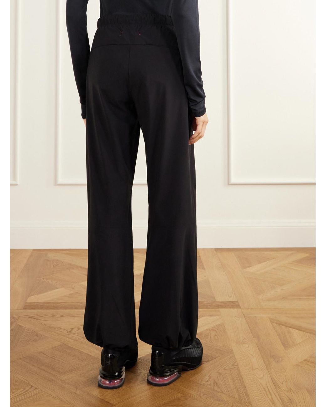District Vision Blue Logo-Appliquéd Stretch-Shell Tapered Sweatpants