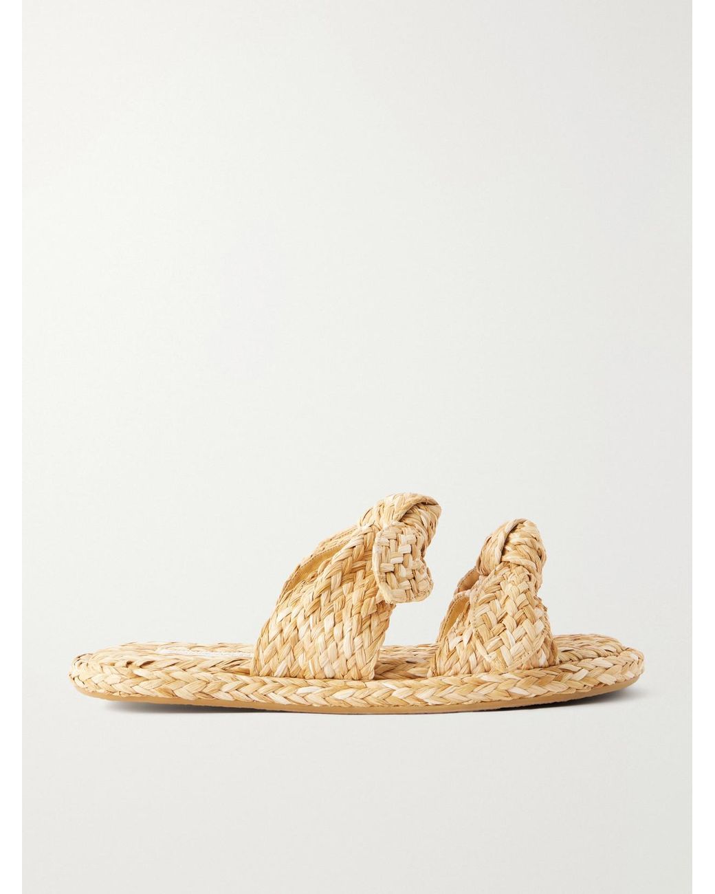 Zimmermann Natural Carousel Raffia Slides