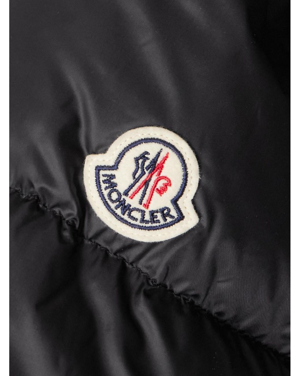 Moncler Black Boulogne Reversible Hooded Quilted Down Coat