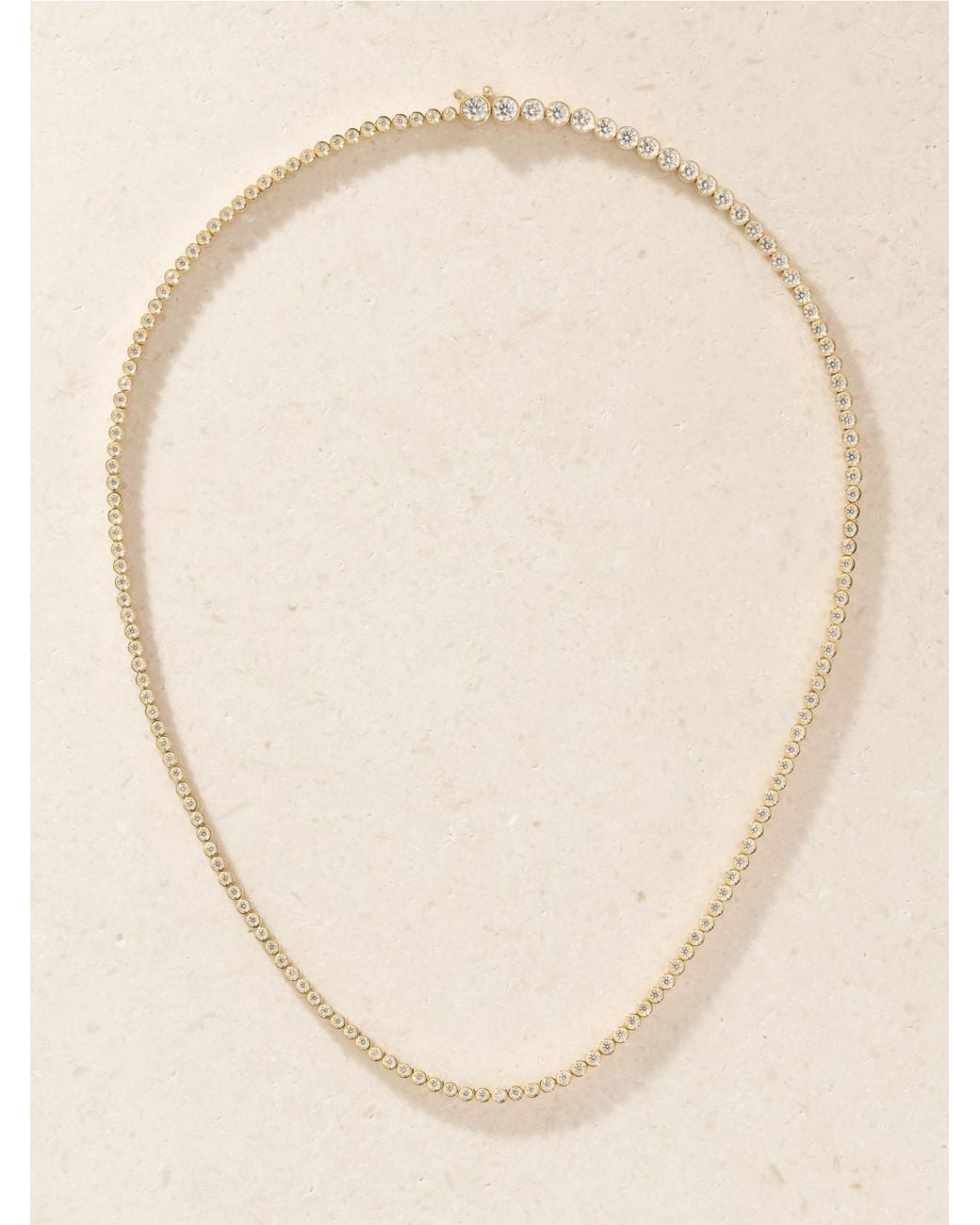 Sophie Bille Brahe Natural Collier De Tennis Classique 18-Karat Diamond Necklace