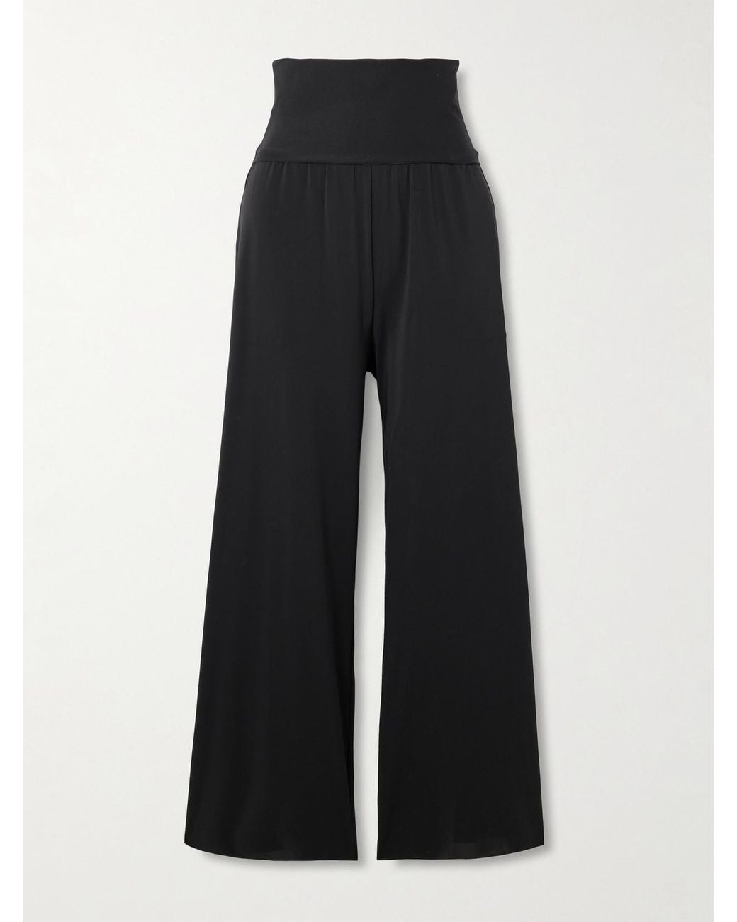 Eres Black Les Essentiels Dao Convertible Wide-Leg Pants