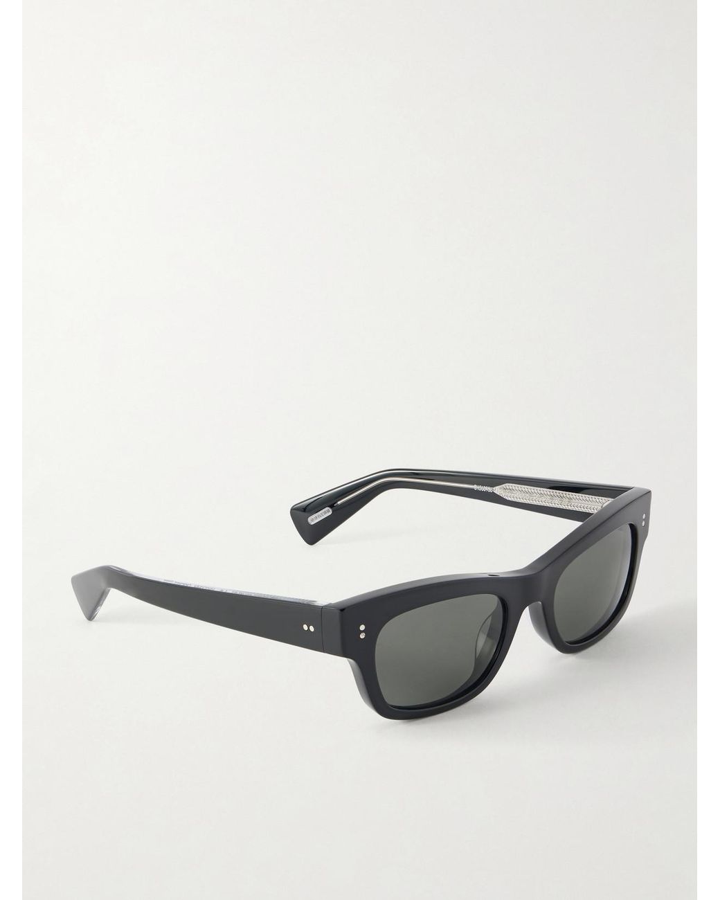 Oliver Peoples Gray Sonia D-Frame Acetate Sunglasses