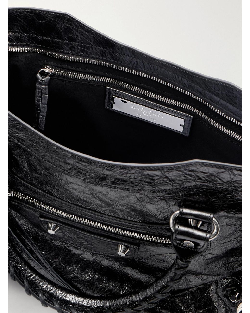 Balenciaga Black Le City First Leather Shoulder Bag