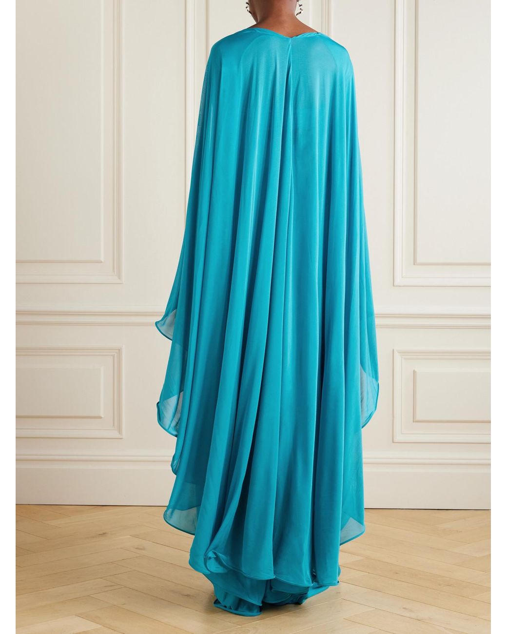 パーティードレス Cape-effect Draped Stretch Jersey Gown Buy Cape-effect Draped Stretch Jersey Gown at Ubuy Cameroon