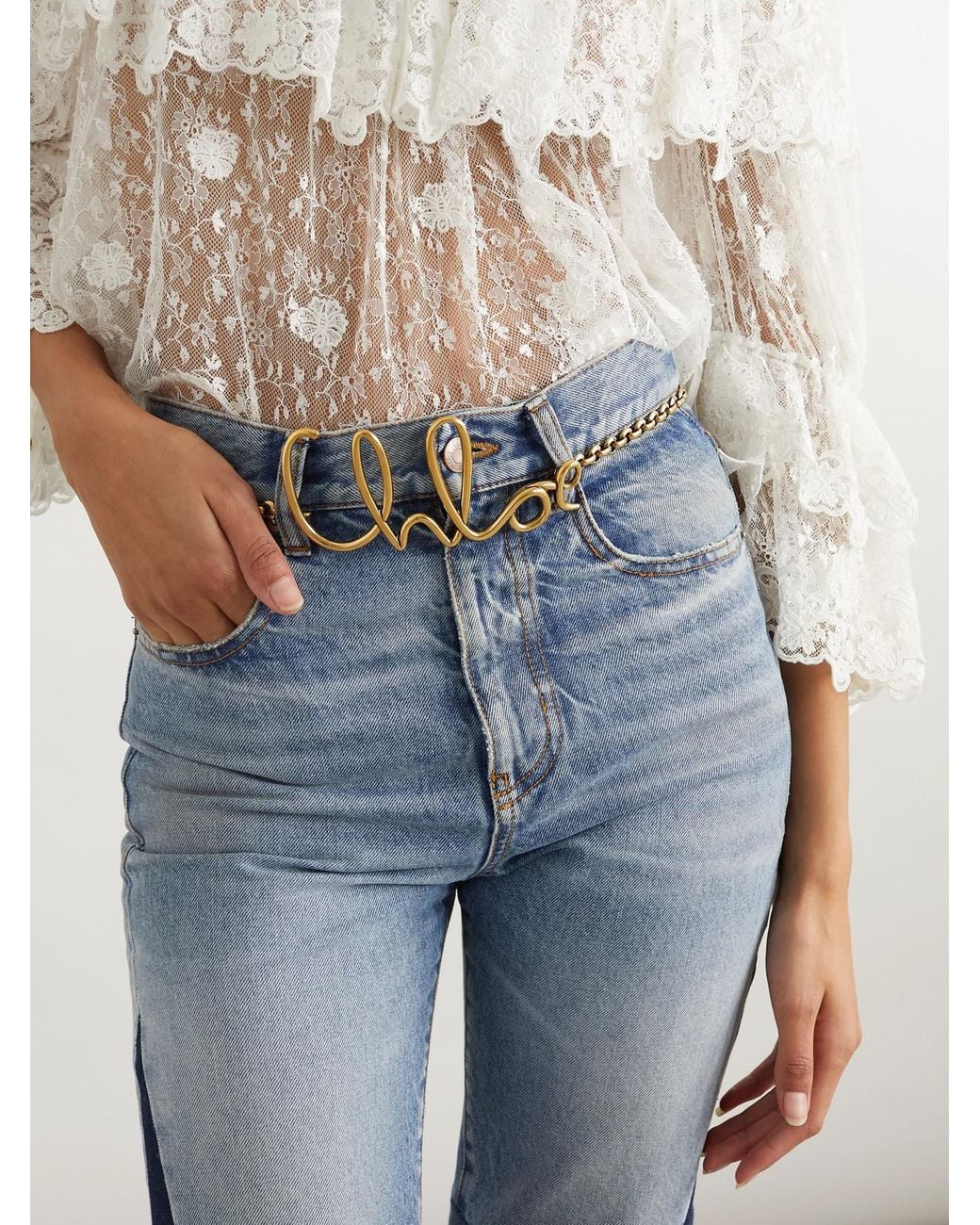 Chloé Natural Tone Belt