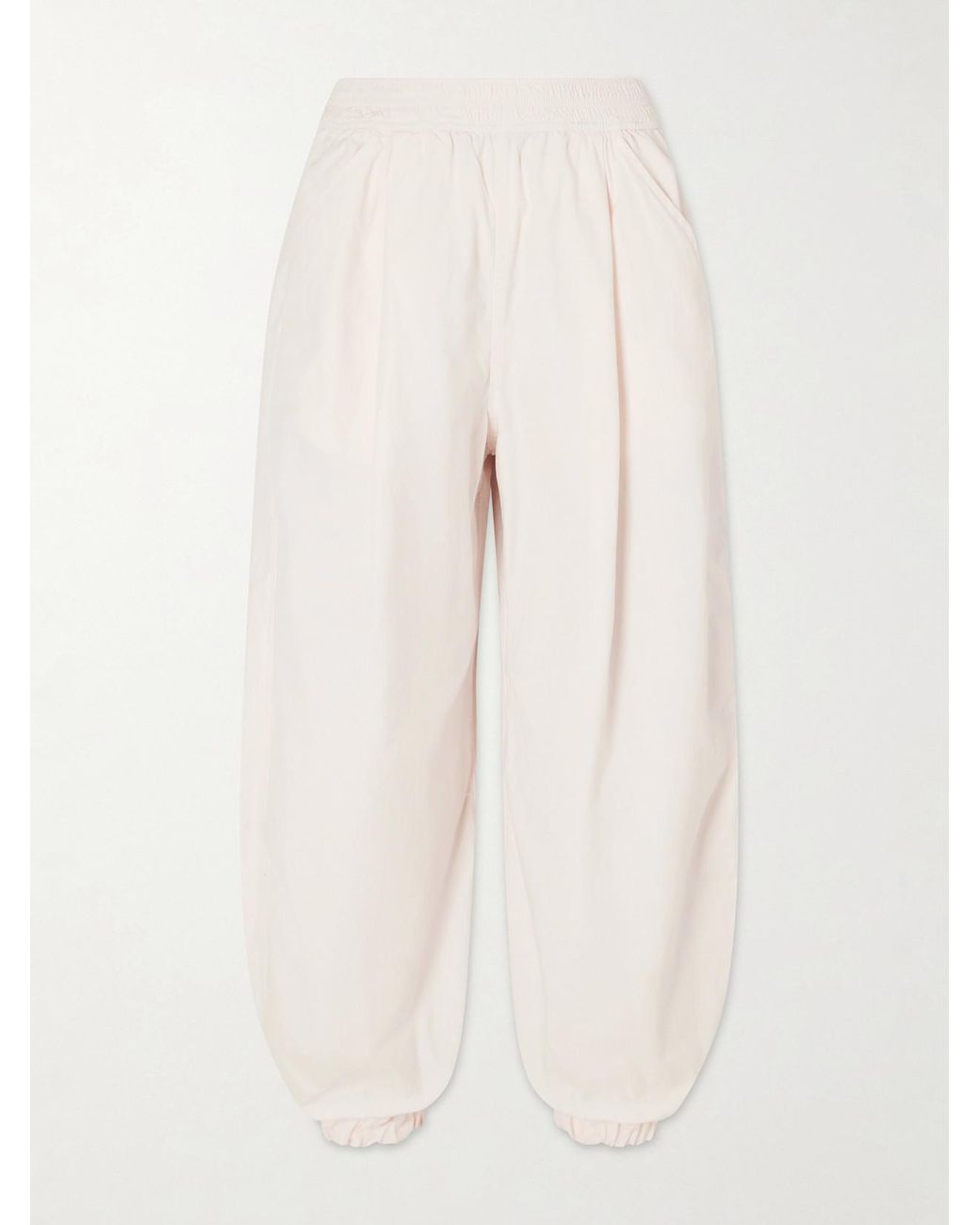 RÙADH Natural Forbes Organic Cotton-Poplin Balloon Pants