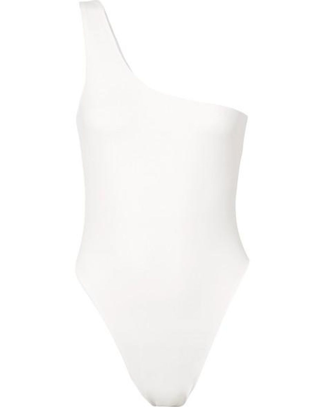 Myra Swim Synthetic Rhodes One-shoulder Swimsuit in Vanilla (White) | Lyst