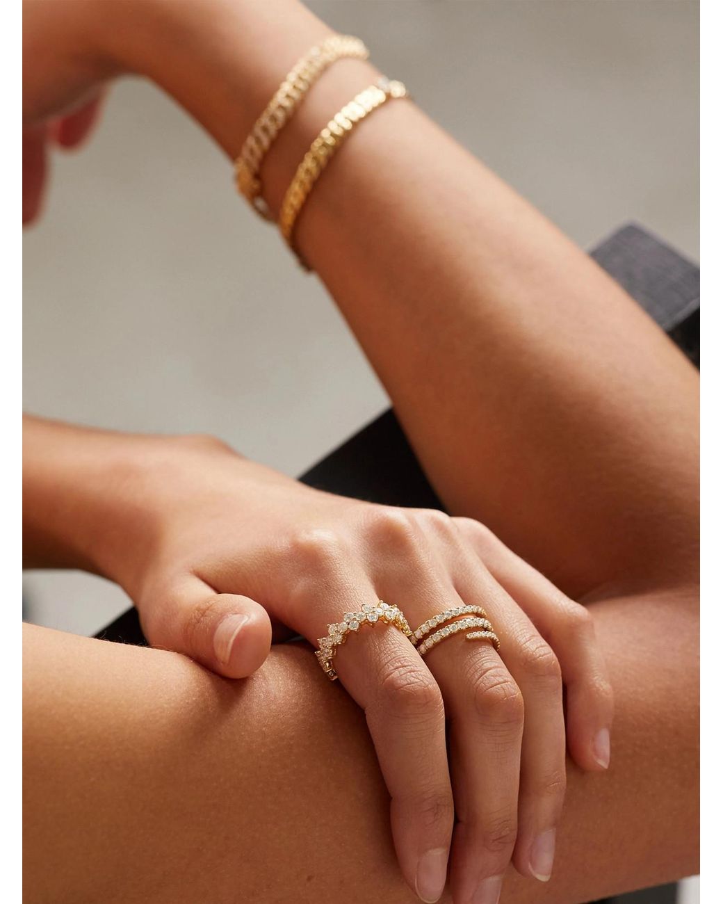Anita Ko Natural Coil 18-Karat Diamond Ring