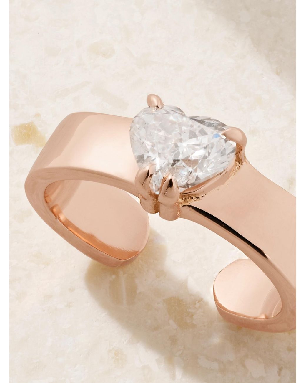 Anita Ko Natural 18-Karat Rose Diamond Ear Cuff
