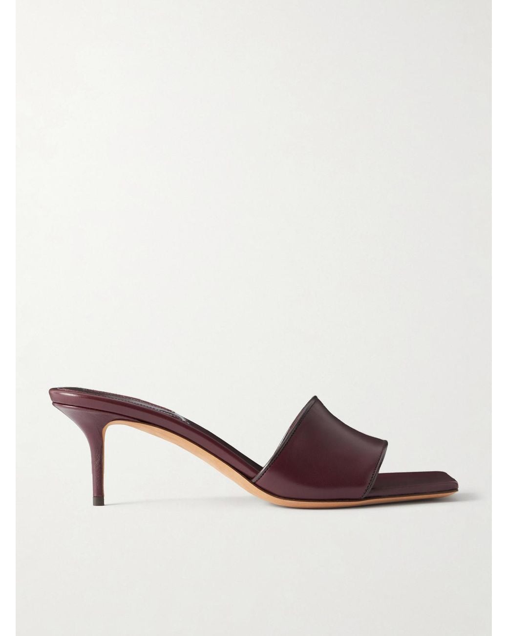 Emme Parsons Red Stasera 55 Leather Heel Sandals