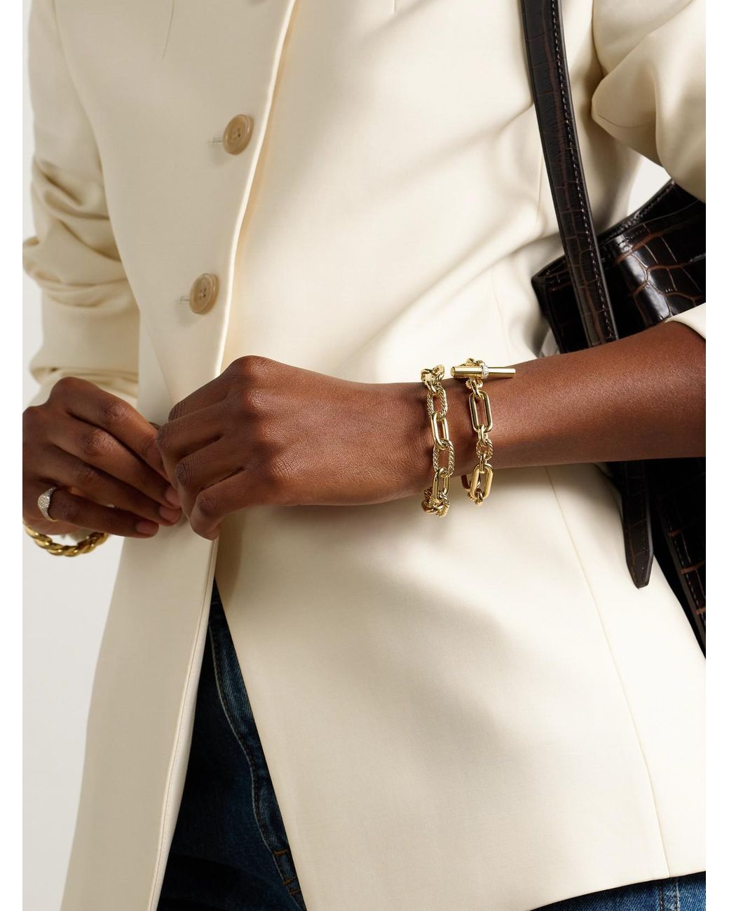 David Yurman Natural Dy Madison 18-Karat Bracelet