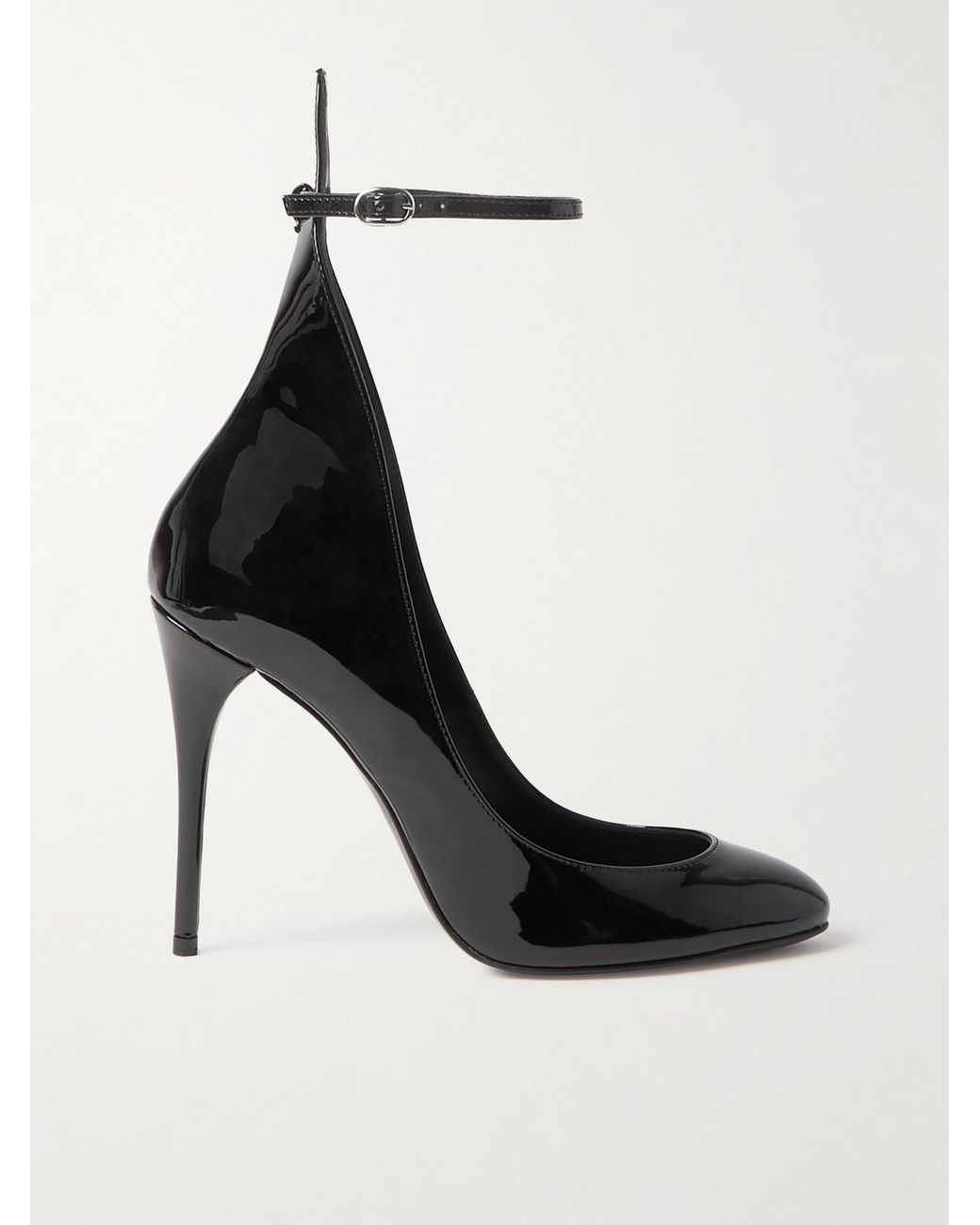 Alaïa Black 90 Patent-Leather Pumps