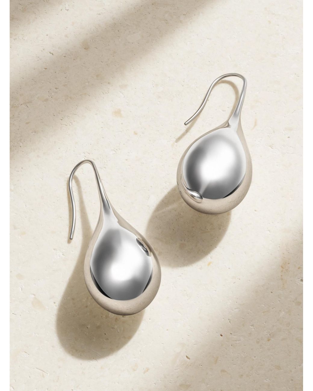BY PARIAH Natural Drop Large Recycled Sterling Earrings