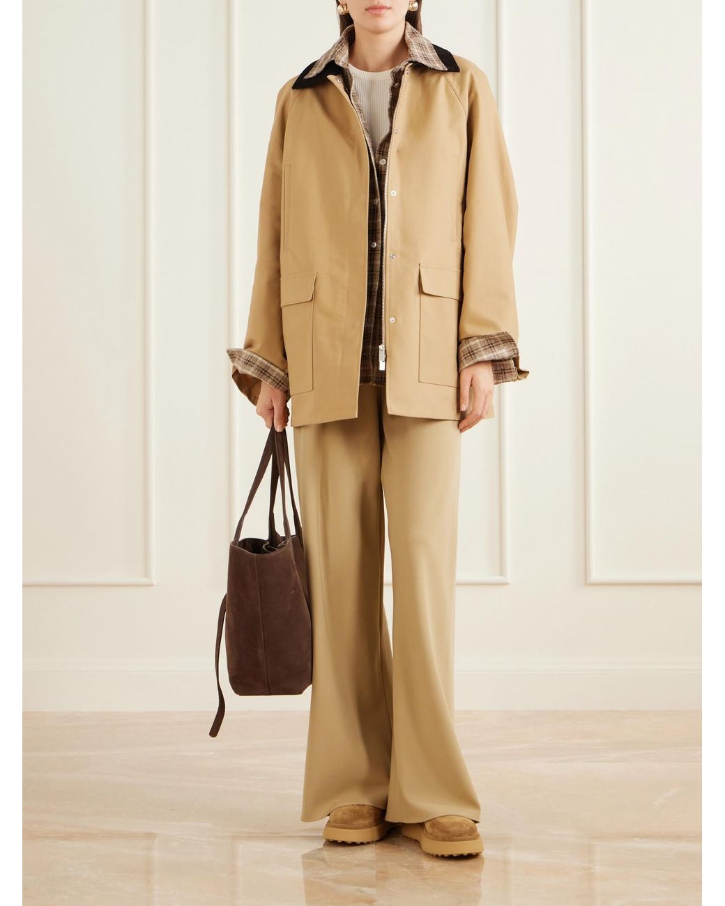 Tod's Natural Gomma 30 Suede Ankle Boots
