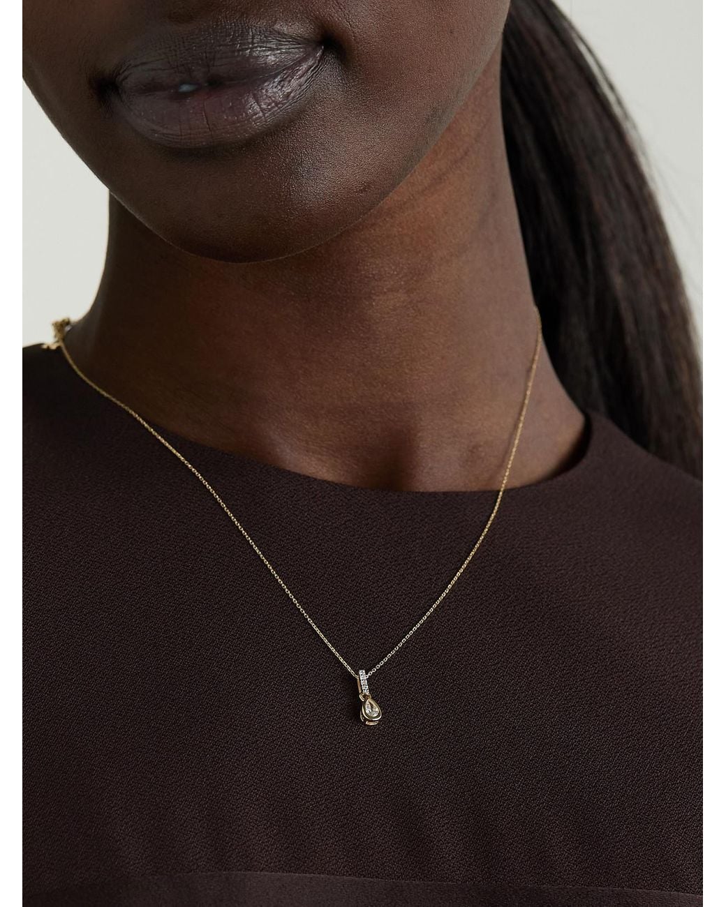 Mateo Natural 14-Karat Diamond Necklace
