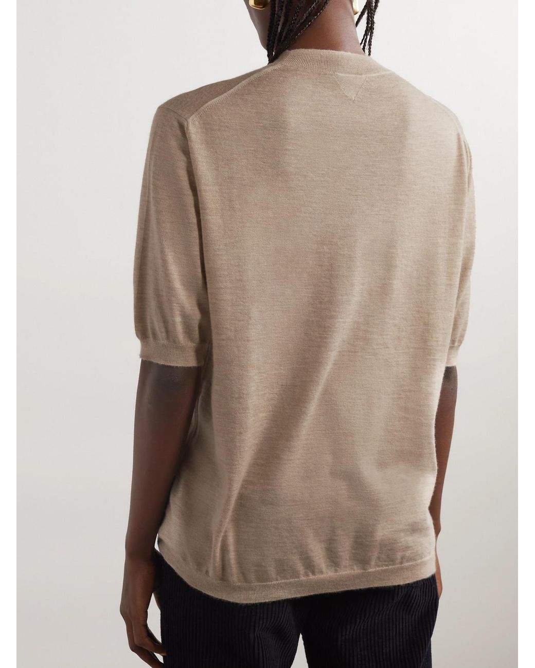 Bottega Veneta Natural Cashmere Sweater