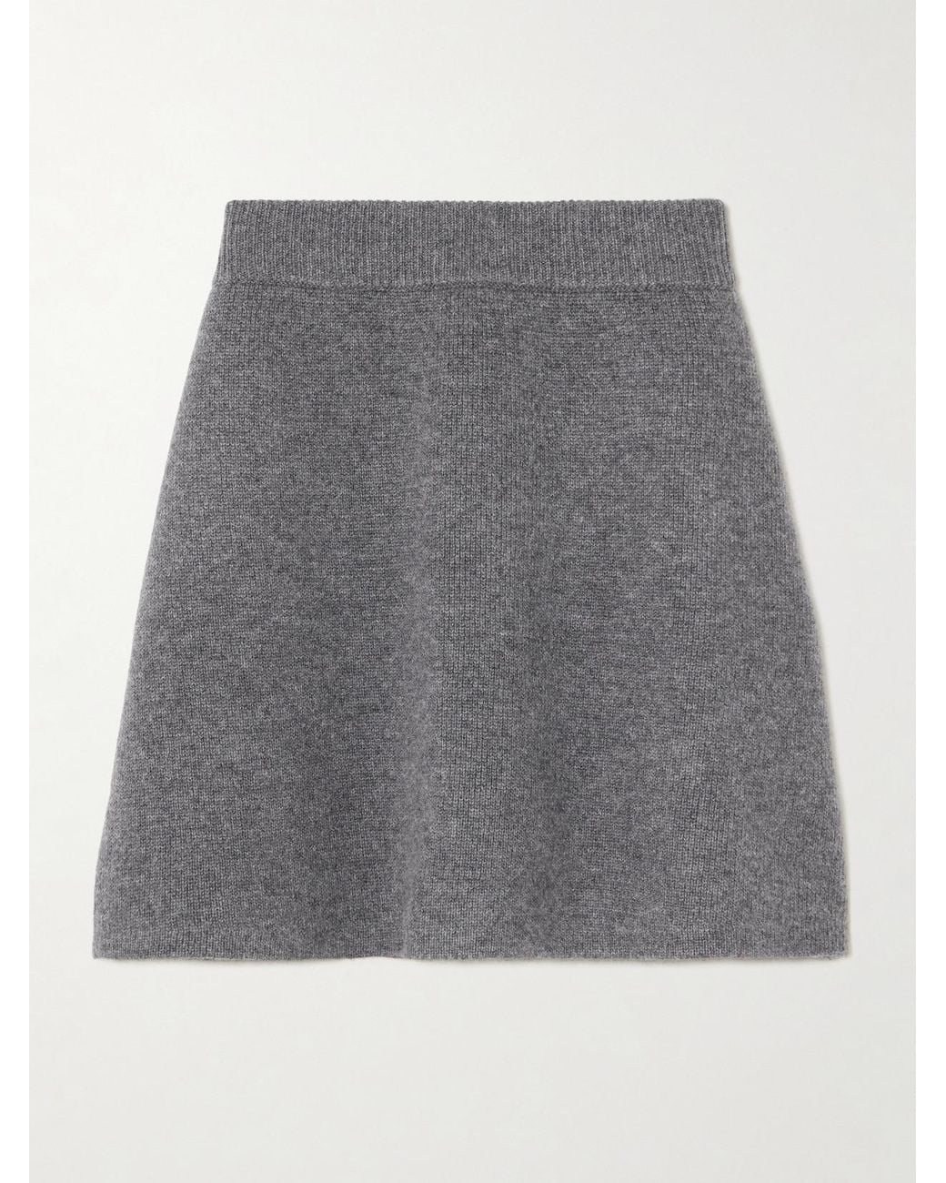 Lisa Yang Gray Clare Cashmere Mini Skirt
