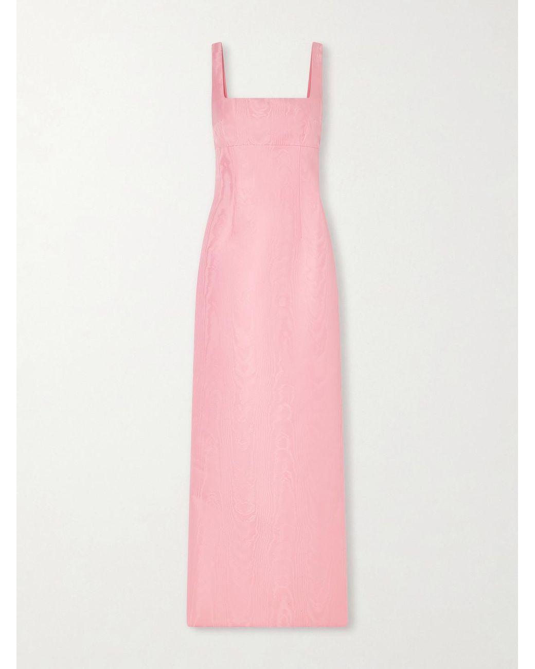 Emilia Wickstead Pink Micheline Moire Gown