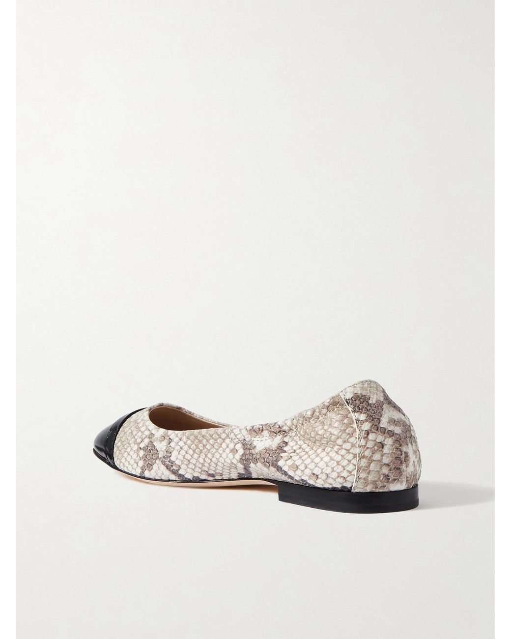 Snakeskin hotsell ballet flats